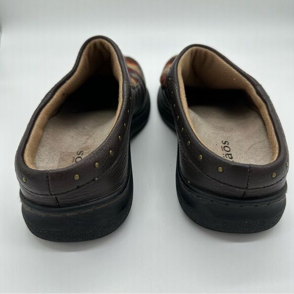 Taos Sweater Knit Slip On Clogs Shoes Women’s 7 Southwestern Print - Picture 3 of 9